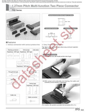 FX2-100P-1.27DS(71) datasheet  